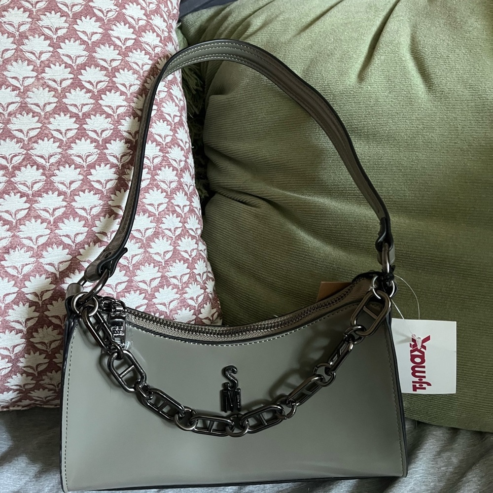 ❌SOLD❌Steve Madden Olive Green Chain Purse NWT